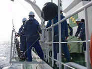 調査船による漁場資源調査